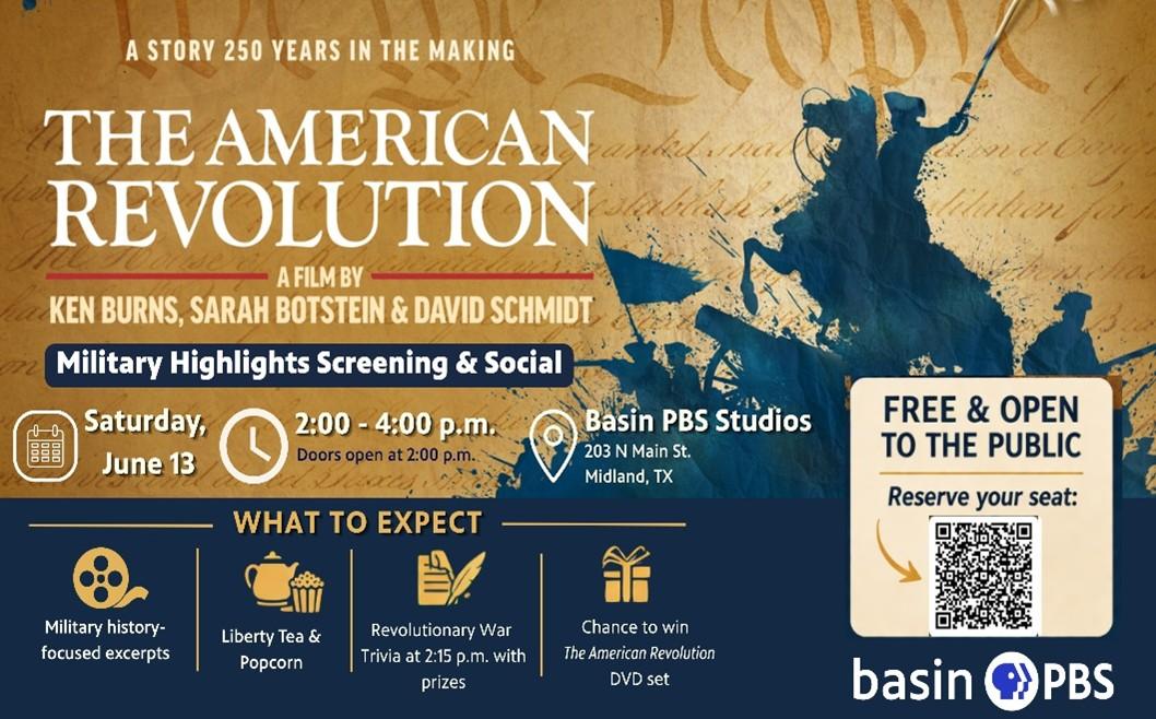Ken Burns's The American Revolution: Military History Screening & Social event image