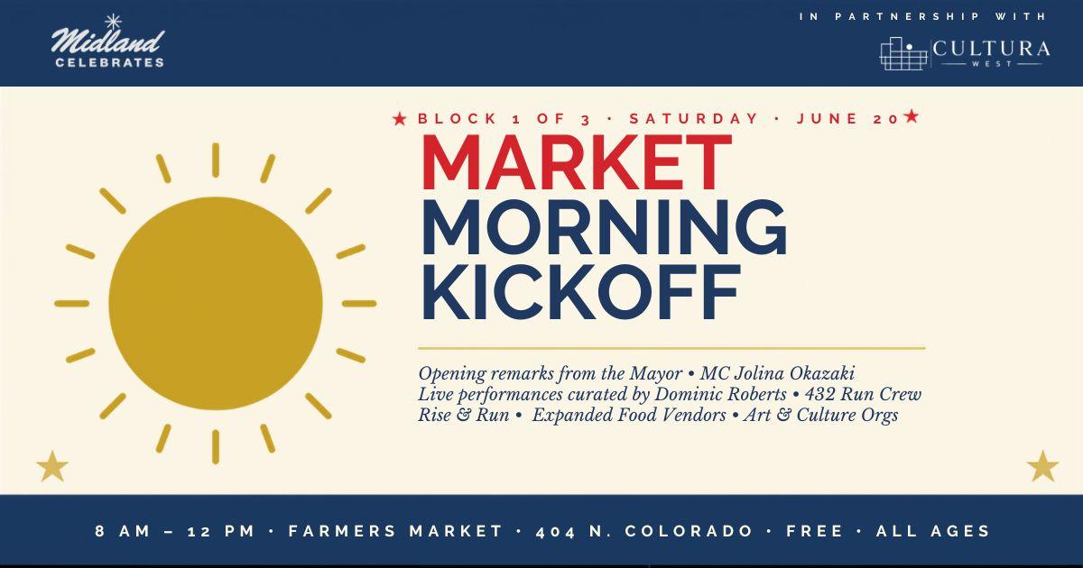 Arts & Culture Day | Morning Market Kickoff event image